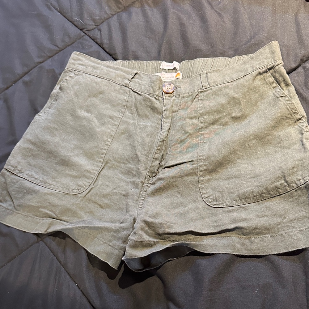 C&C California Sage Green Women's Cargo Shorts